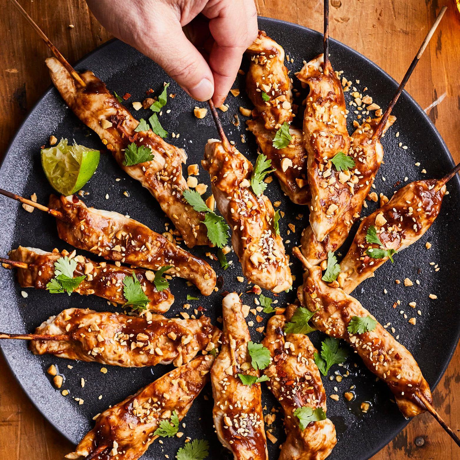 Brochettes satay